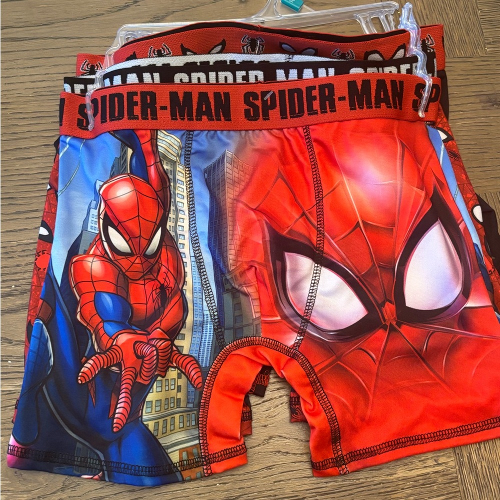 Spiderman Kids Boxer Briefs - Red and Blue